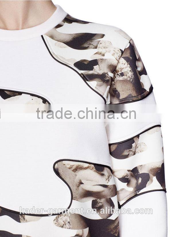 Wholesale Custom Crewneck 3d Printed Sweatshirt Sublimated Sweatshirt for Women