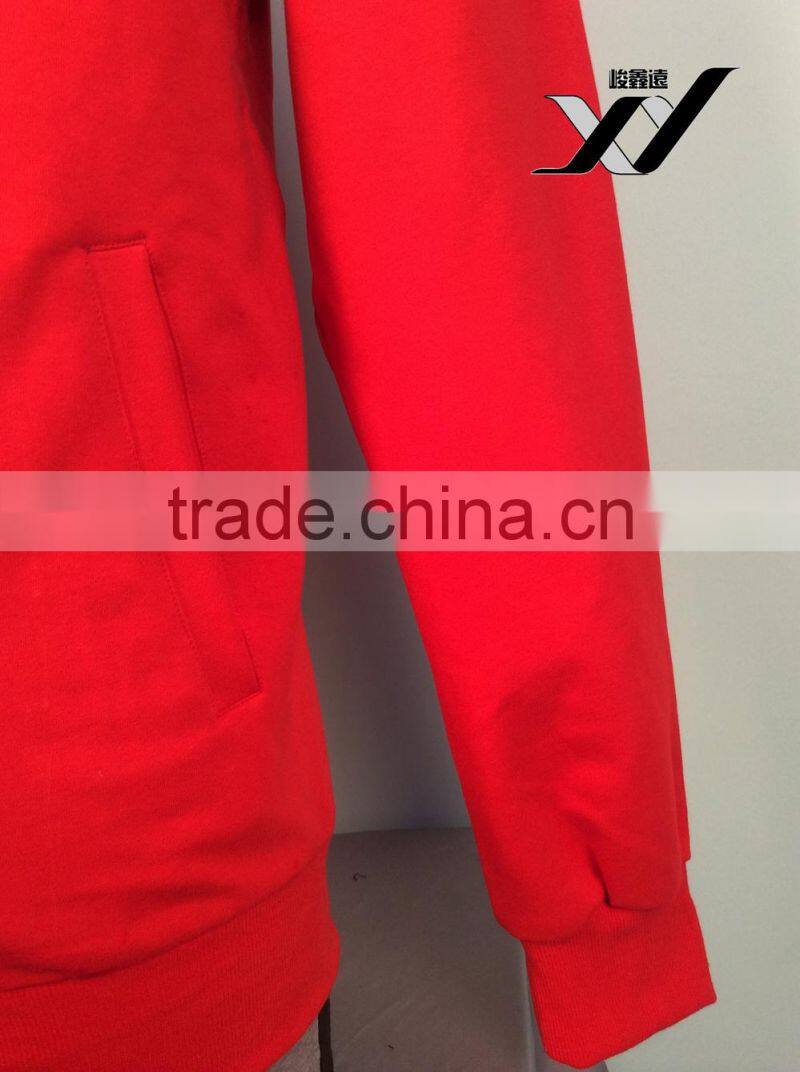 china wholesale vintage brand men red jacket with zipper