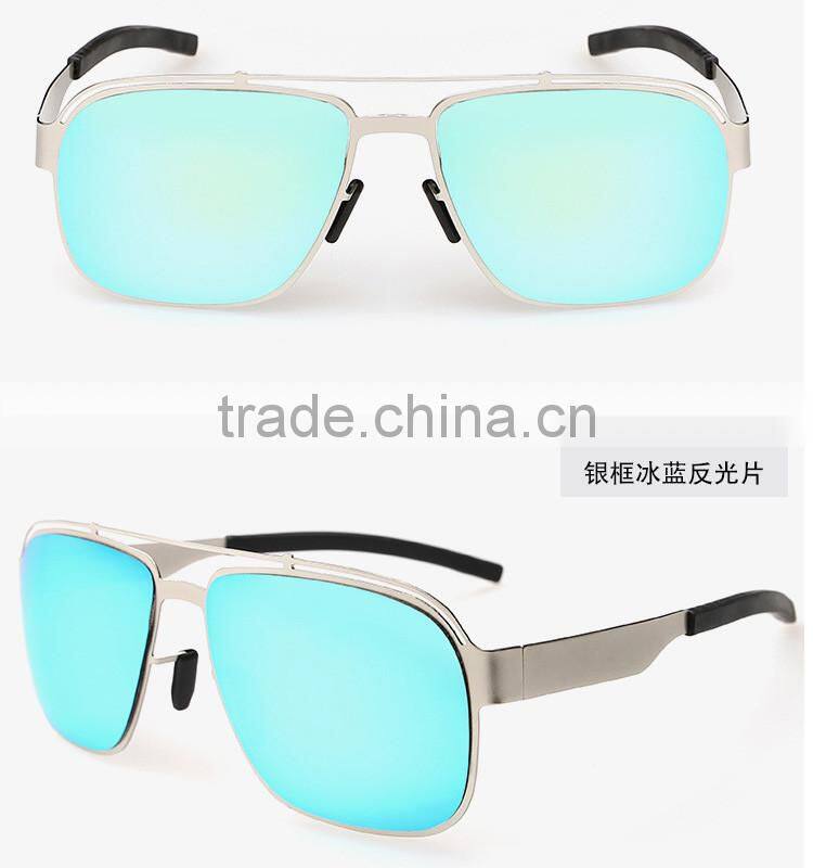 2016 Wholesale Fashion Cheap Man Sunglasses Whith Stainless Frame