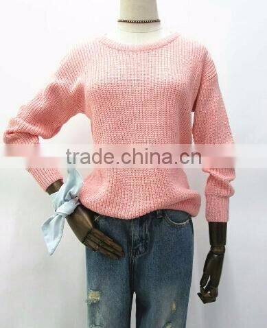 Runwaylover New Fashion 2017 Ladies Custom Knitted Pullover Sweaters