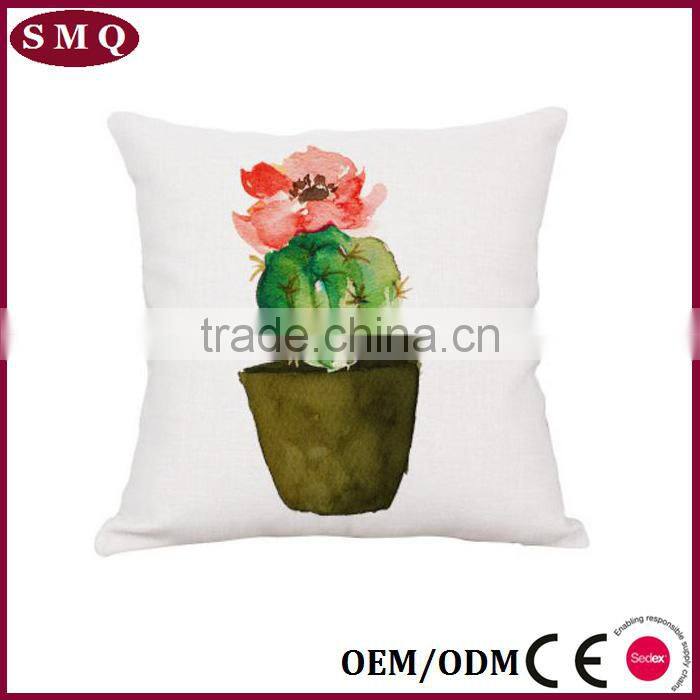 customize reversible flower home decorative seat cushion pillow
