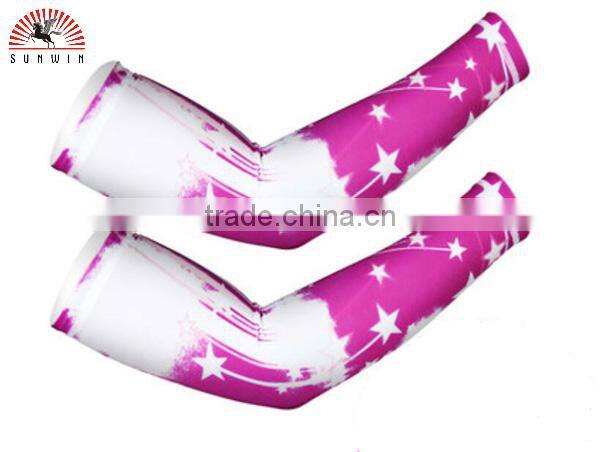 High quality Wholesale OEM Sport Cool Arm & Elbow lycra baseball arm sleeve