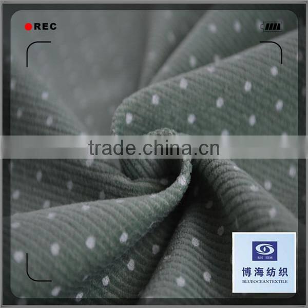 fine wale corduroy printed corduroy fabric