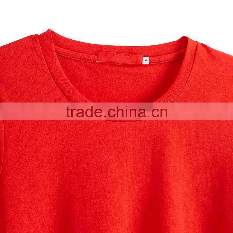 basic blank cotton t-shirt for women