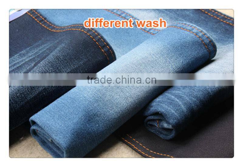 Latest Wholesale OEM Quality cotton stock denim jean fabric factory on sale