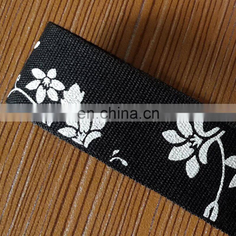 Super quality 100% printed cotton ribbon for washing label