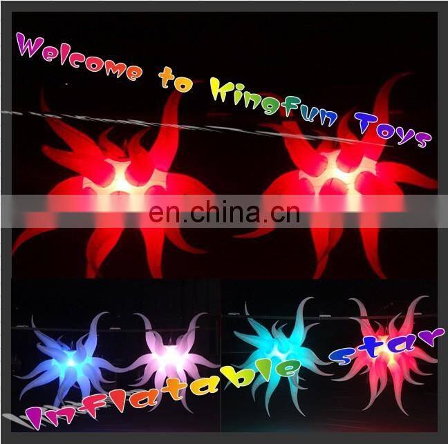 LED hanging inflatable wedding heart