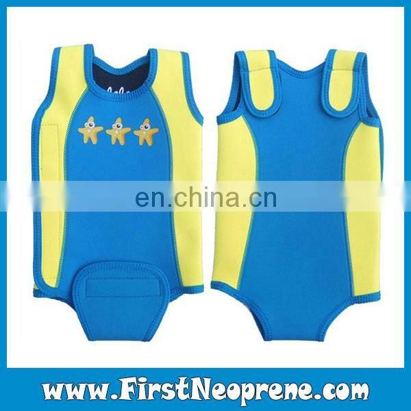 Blue And Pink Apple Beachfront Neoprene Baby Swim Wraps