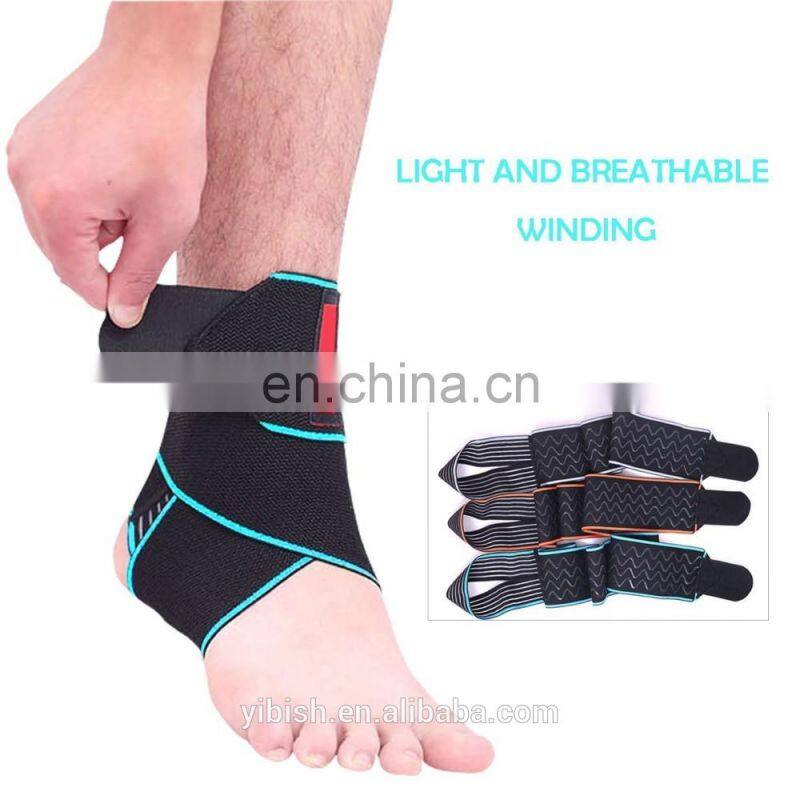 High quality Nylon Material Super Elastic Adjustable Ankle Brace , Perfect for Sports, Protects Against Chronic Ankl#HH-1527