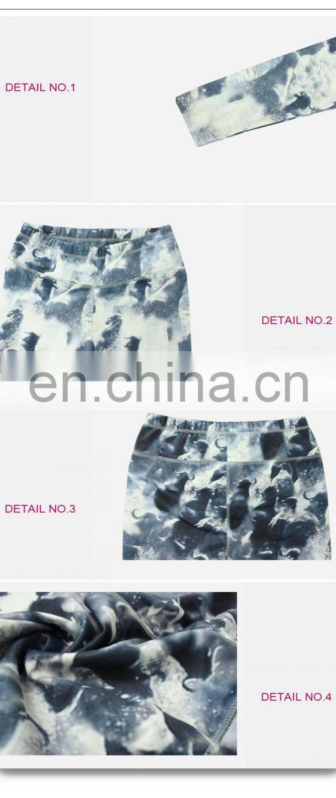Hot Sale Woman Harem Pants Print 3/4 Harem Pants