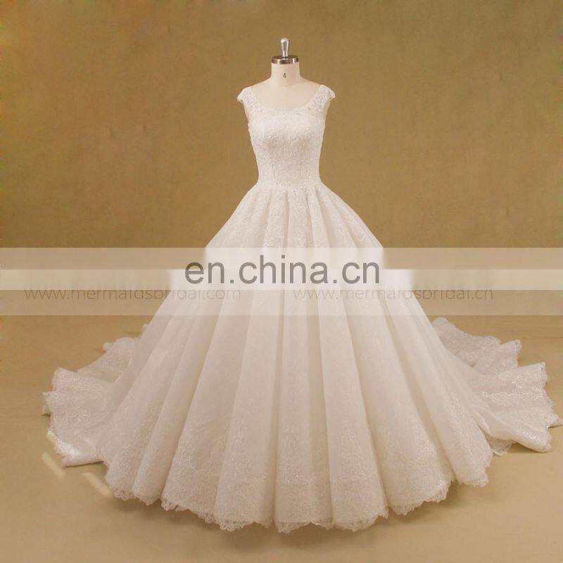 2017 wedding dress with lace bridal wedding gowns from china