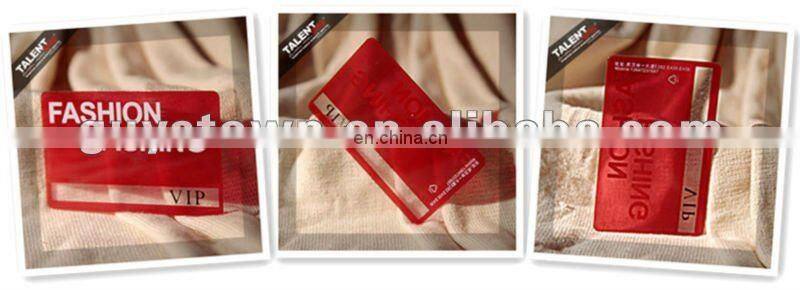 custom high class spot UV transparent plastic business card for promotion