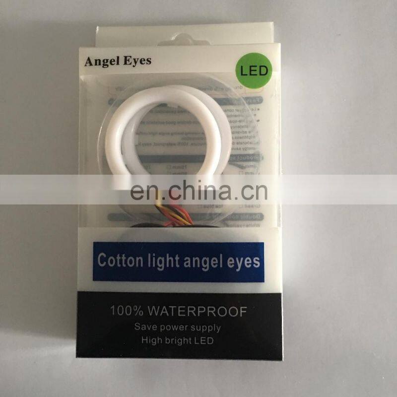 dual color cotton light LED halo ring angel eyes white amber