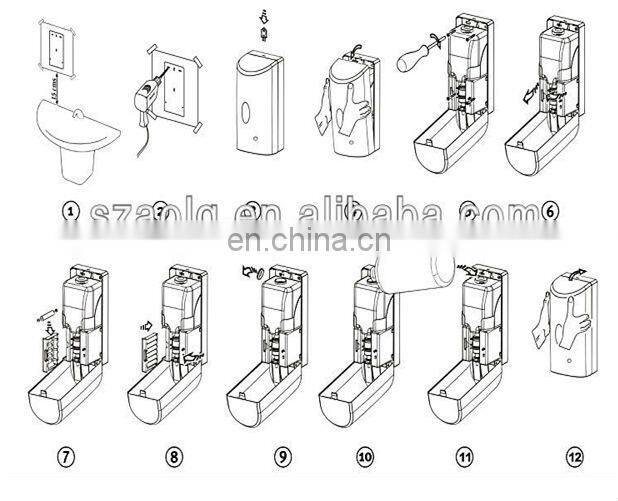 Home and Kitchen Automatic Antibacterial Hand Gel Dispenser