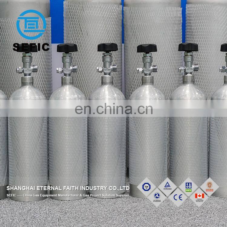 DOT&ISO9809 Standard 5L, 40L, 3.5L, 50L Steel Oxygen Gas Cylinders With Different Storage Gas