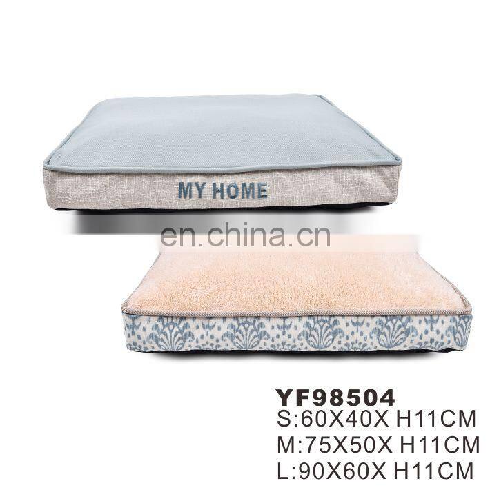 Manufacture Sale Customized China Designer Washable Dog Bed