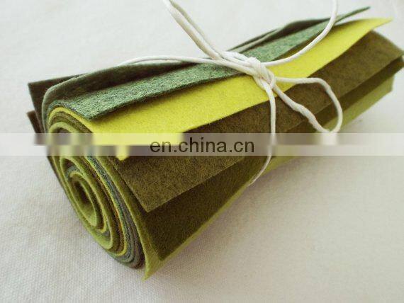 Hot Sales Hand blend Acrylic Felt sheets Fabric in roll