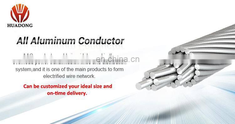 huadong Transnission Line Conductor AAC Butte Naked Conductor For Overhead