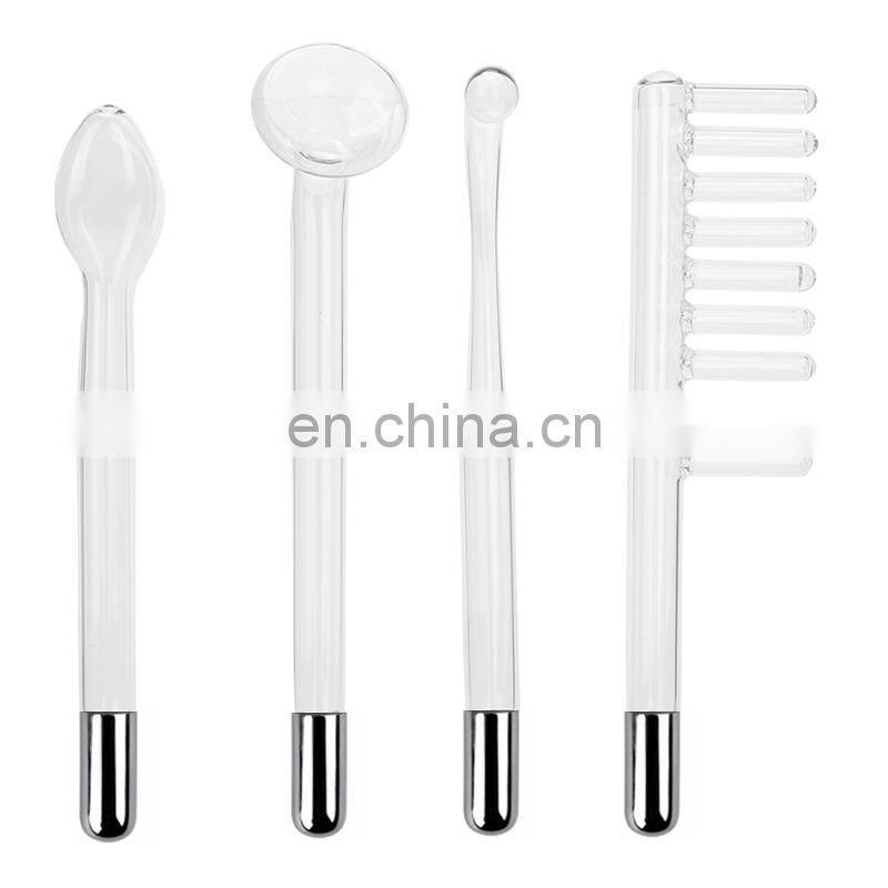 Skin Care Portable High Frequency Electrotherapy Spot Acne Remover Facial Kit Beauty Massager Device