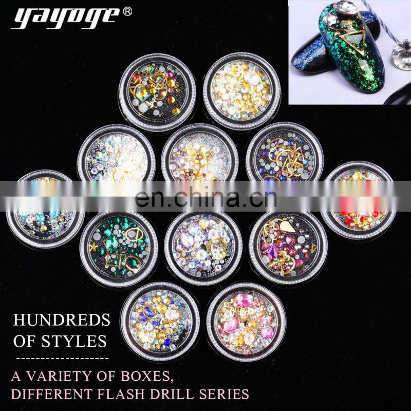 2019 Newest Trend 3D For Nail Rhinestone Art decoration nail salon professional in stock