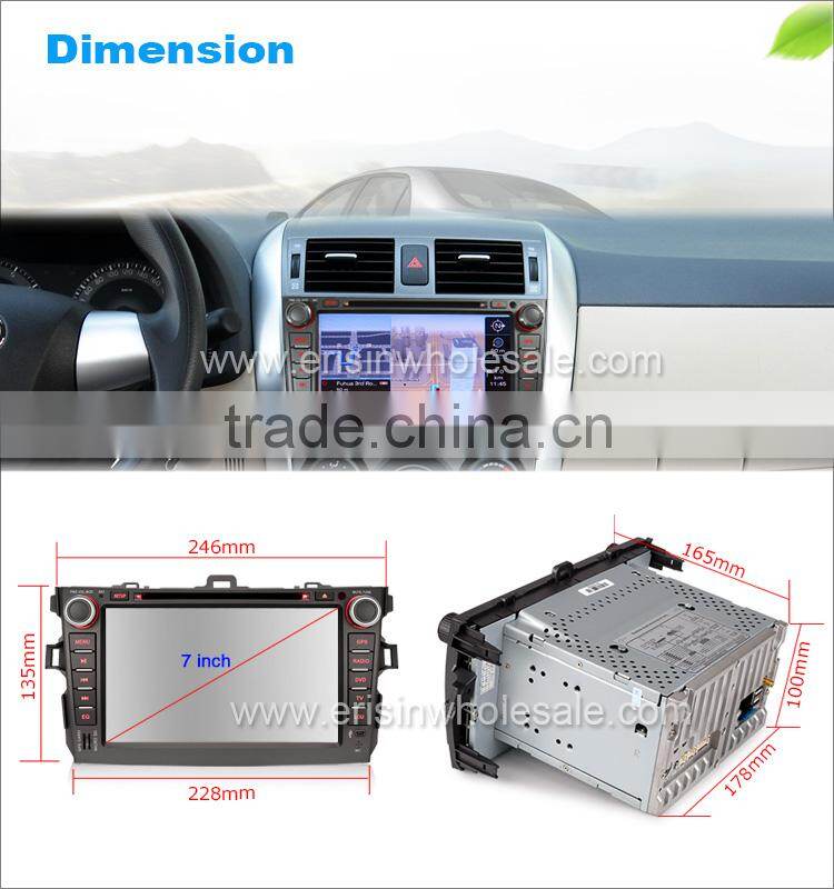 Erisin ES8288M 8" Toyota Corolla 2 Din Car Muiltmedia System with GPS