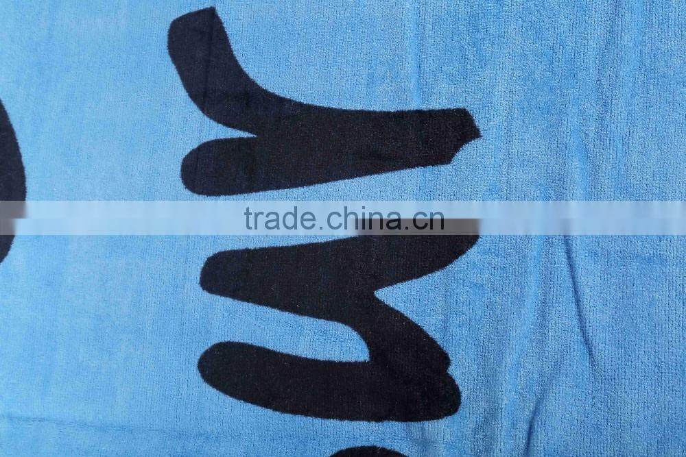 China Guangdong Foshan towel manufactory customized design reactive printed bath towel