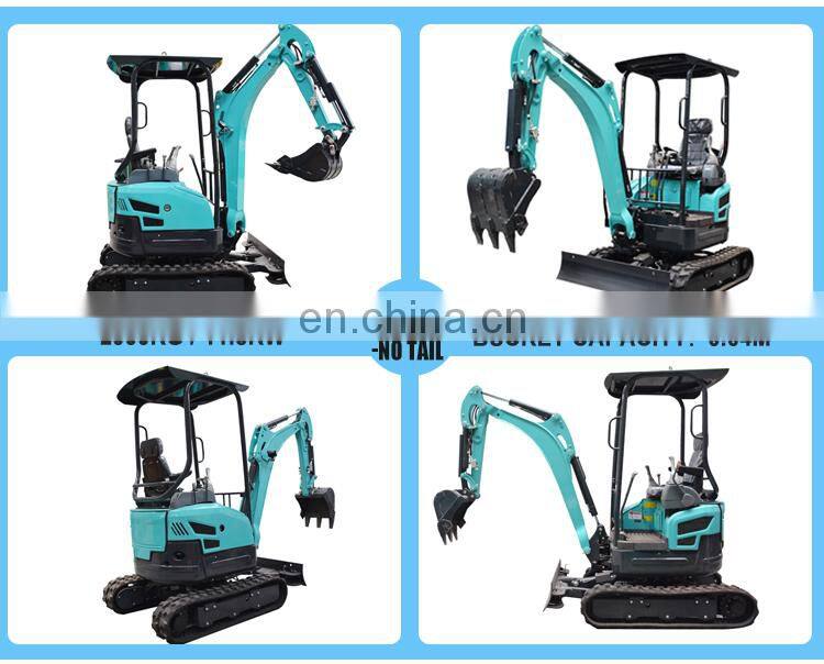 Cheap price!!! Small micro Excavation Machine with Hydraulic Hammer no tail excavator 0.8ton 1ton 2ton 3ton for sale