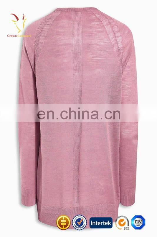 Ladies Fashion Open Front Knit Cardigan Sweater