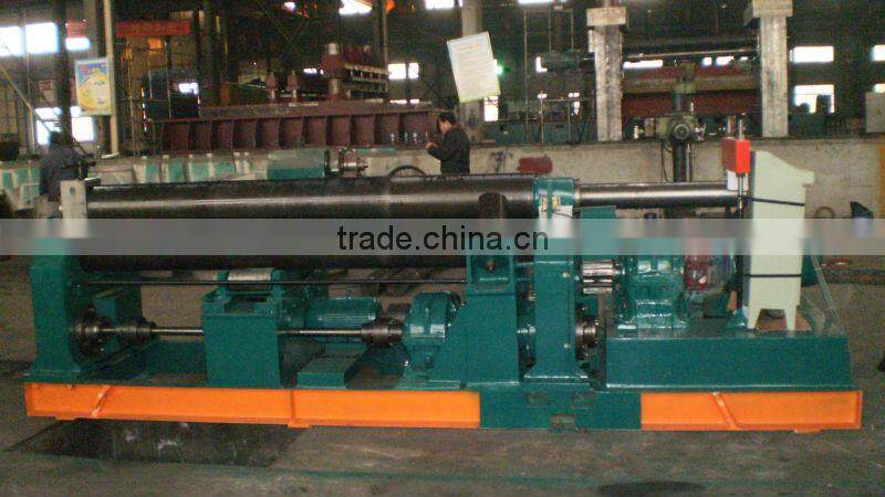 mechanical 3-roller plate rolling machine,small mechanical plate bending machine
