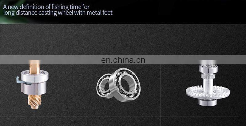 5+1-10+1BB Stainless Steel Ball Bearings 8000-12000 Full Metal 15kg Drag Fishing Equipment Distant Wheel Longcast Spinning Reel