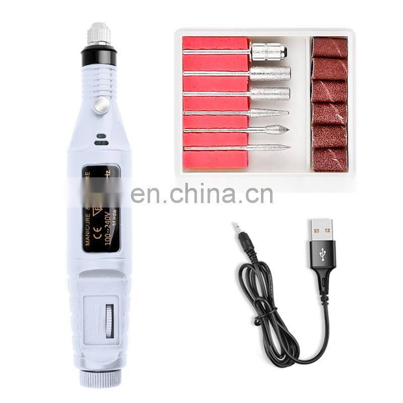 Hot Sell Japan Korea 0-20000RPM Portable 25000RPM Manicure Electric Nail Drill Machine Nail File Machine