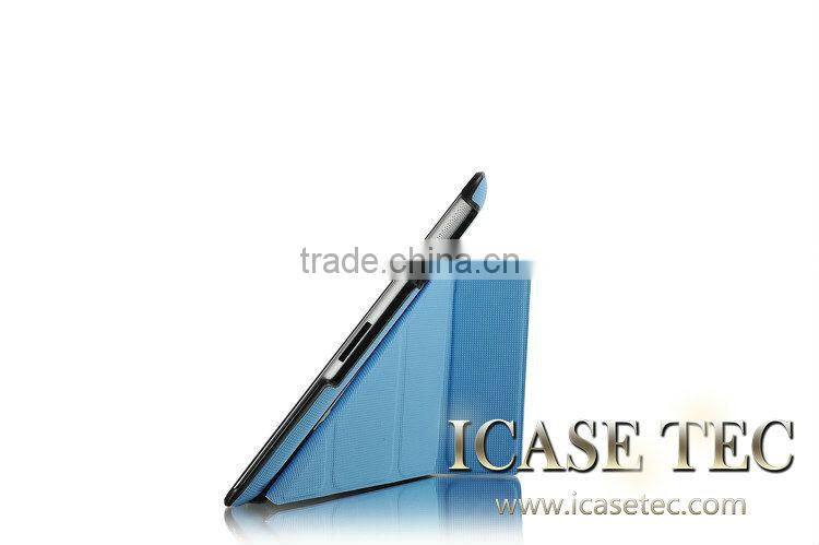 2015 Wholesale China New ultra thin pu leather stand case Durable unique design standing pu leather book case for ipad 2 3 4