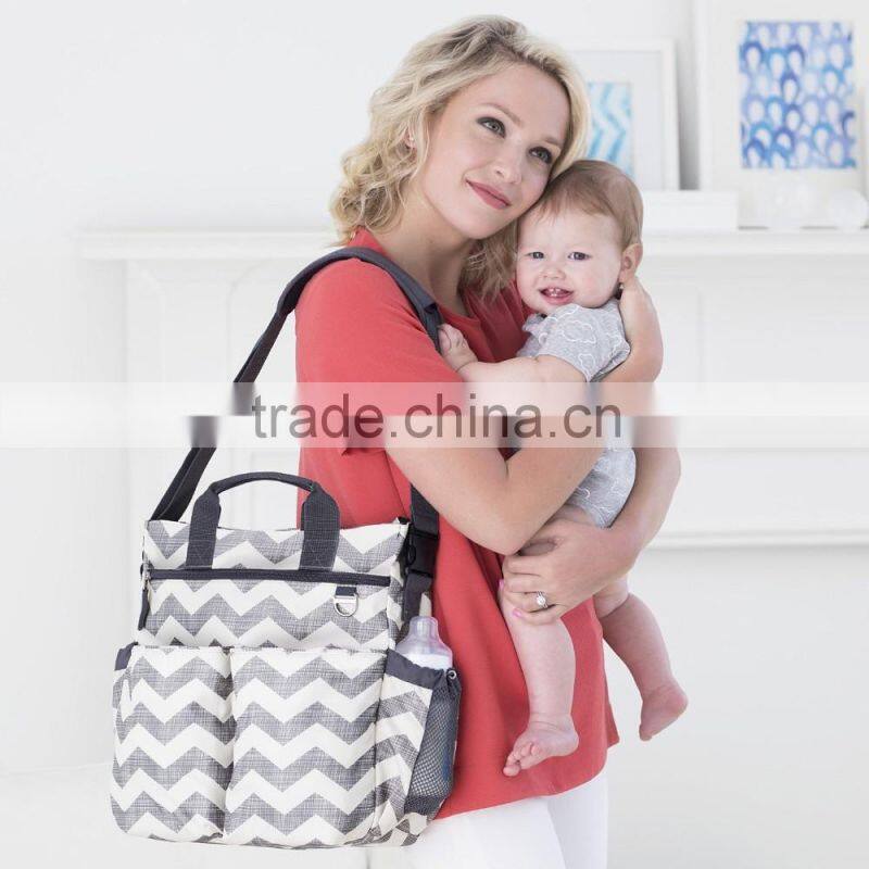 Popular Diaper Bag Stroller Organizer Baby Bag Chevron