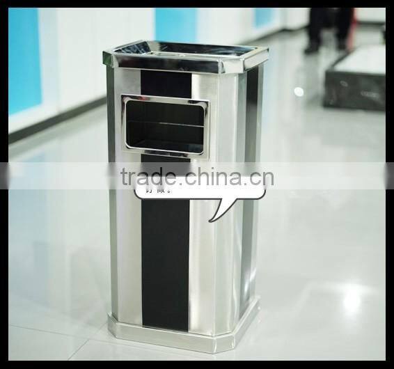 Waste Bin Container /Outdoor Metal Litter Bin/Dustbin/Garbage Trash Bin