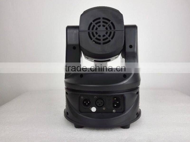 New LED Mini Moving Head Spot Light 12W with Manual focus and Half-color effect