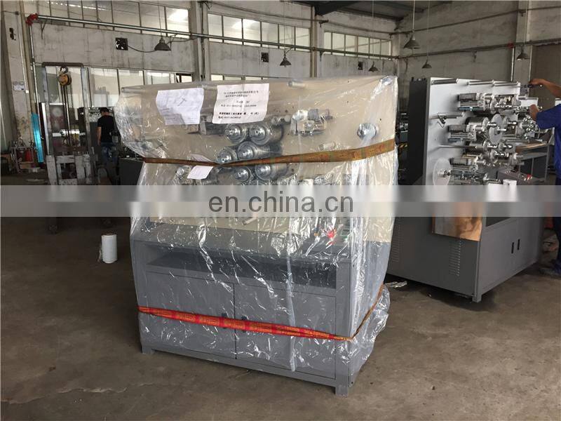 UGS1004 4 colors Automatic Wash care label rotary printing machine, auto webbing bardcode ribbon satin press printer