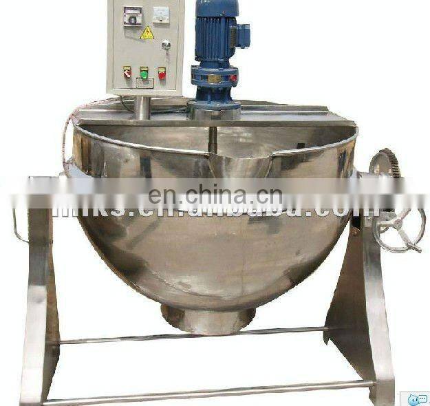 SS sandwich pot with mixer for chilli sauce cooking pot with mixer