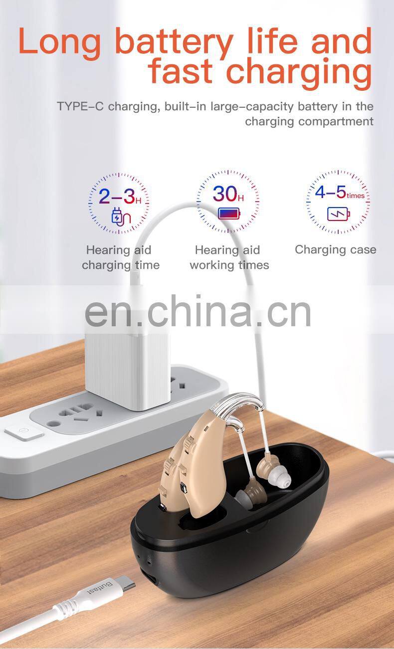 Hearing Aids Rechargeable BTE Hearing Ampilifer Audifono Para Sordo Horgerat Ear & Hearing Aids for Seniors