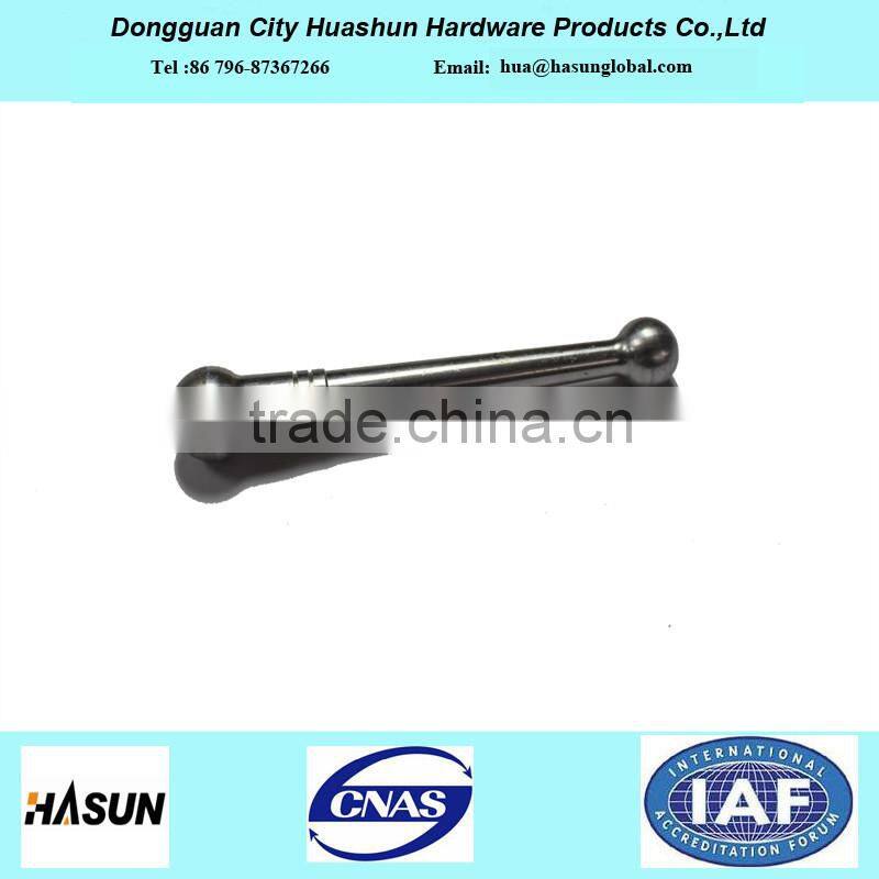 CNC machining part double ball head mirror polishing roller shaft