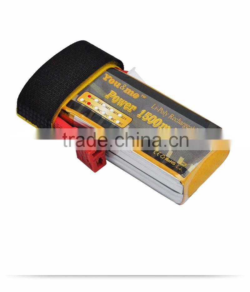 High Power Supply 11.1V 30C 1500mah 7.4v battery rechargeable batteries