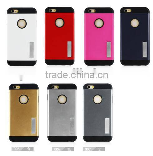 2015 Newest Colorful Tough Slim Armor combo Case Strong Shockproof for IPhone 6 4.7 sustainable Case Cover back case