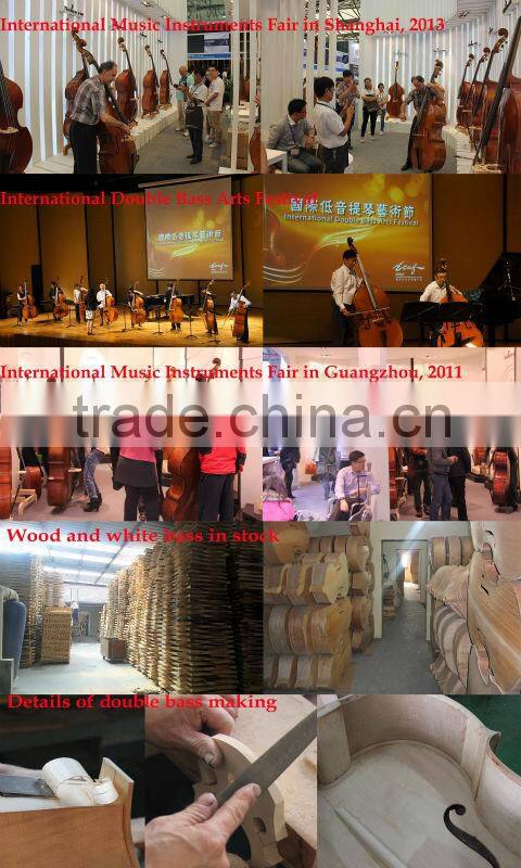 Advanced Busetto double bass/hand carfted solid professional double bass