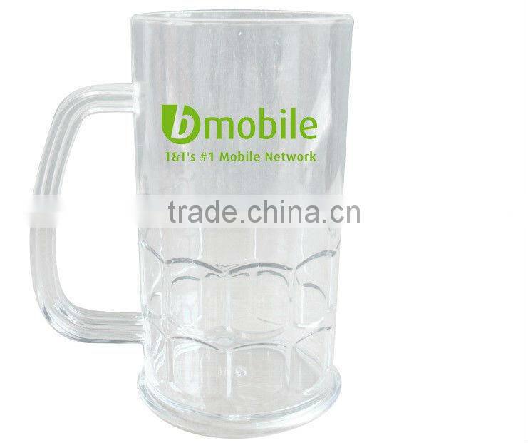 500ML Plastic beer mugs promotional water cups