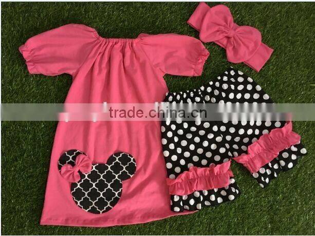 Girls fancy 2016 girls stripe print dress wholesale children boutique clothing children july 4th outfits giggle moon remake