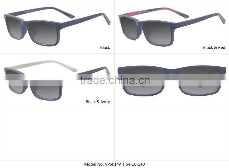 Custom made promotional uv400 polarized wood texture sunglasses no minimum