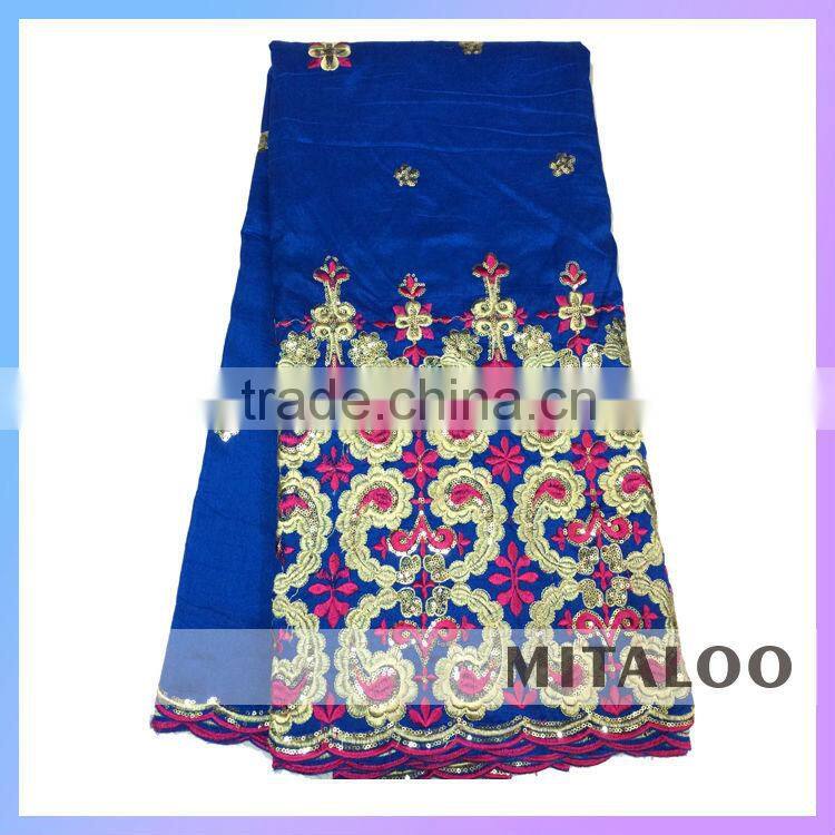 Mitaloo Quality Warranty Oem Nigerian George Fabric Wholesales African George Lace