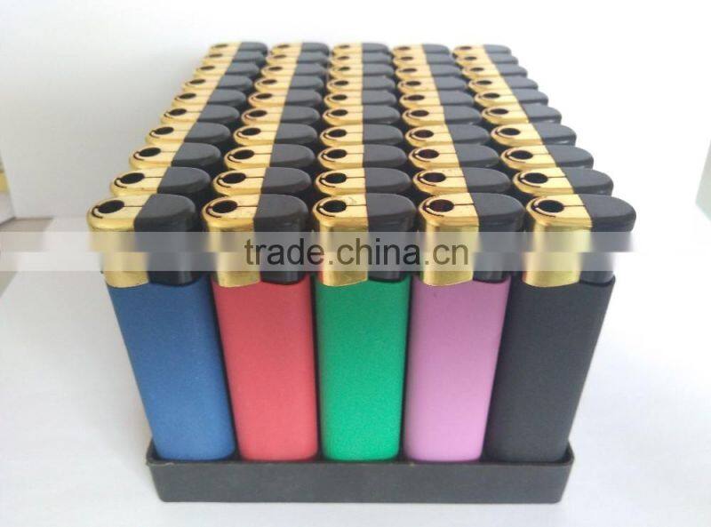 Disposable electronic lighter FH-606 matte colors gas lighter