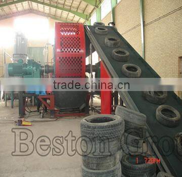 Competitive supplier of mobile crusher plant for sale new tyre shredder production line