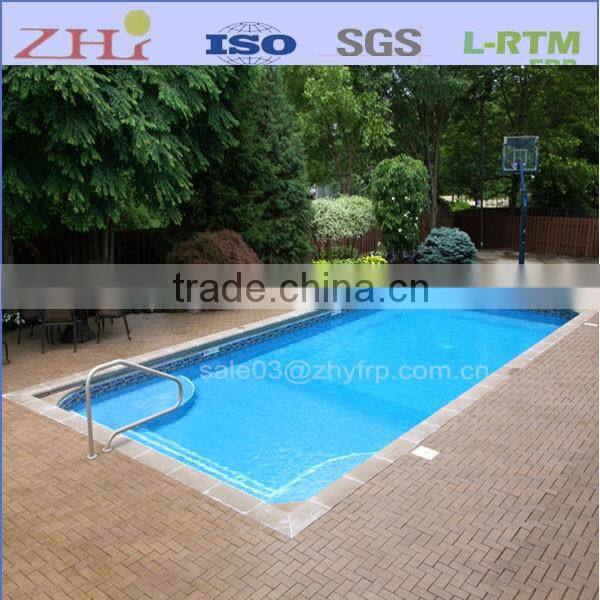 Custom One Piece FRP Fibreglass Swimming Pool(L8.0MxW3.9M)