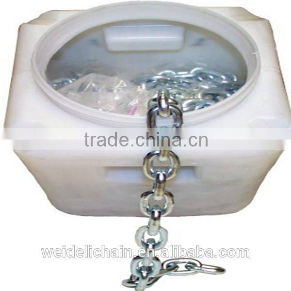 1/4" small stainless steel short link chain